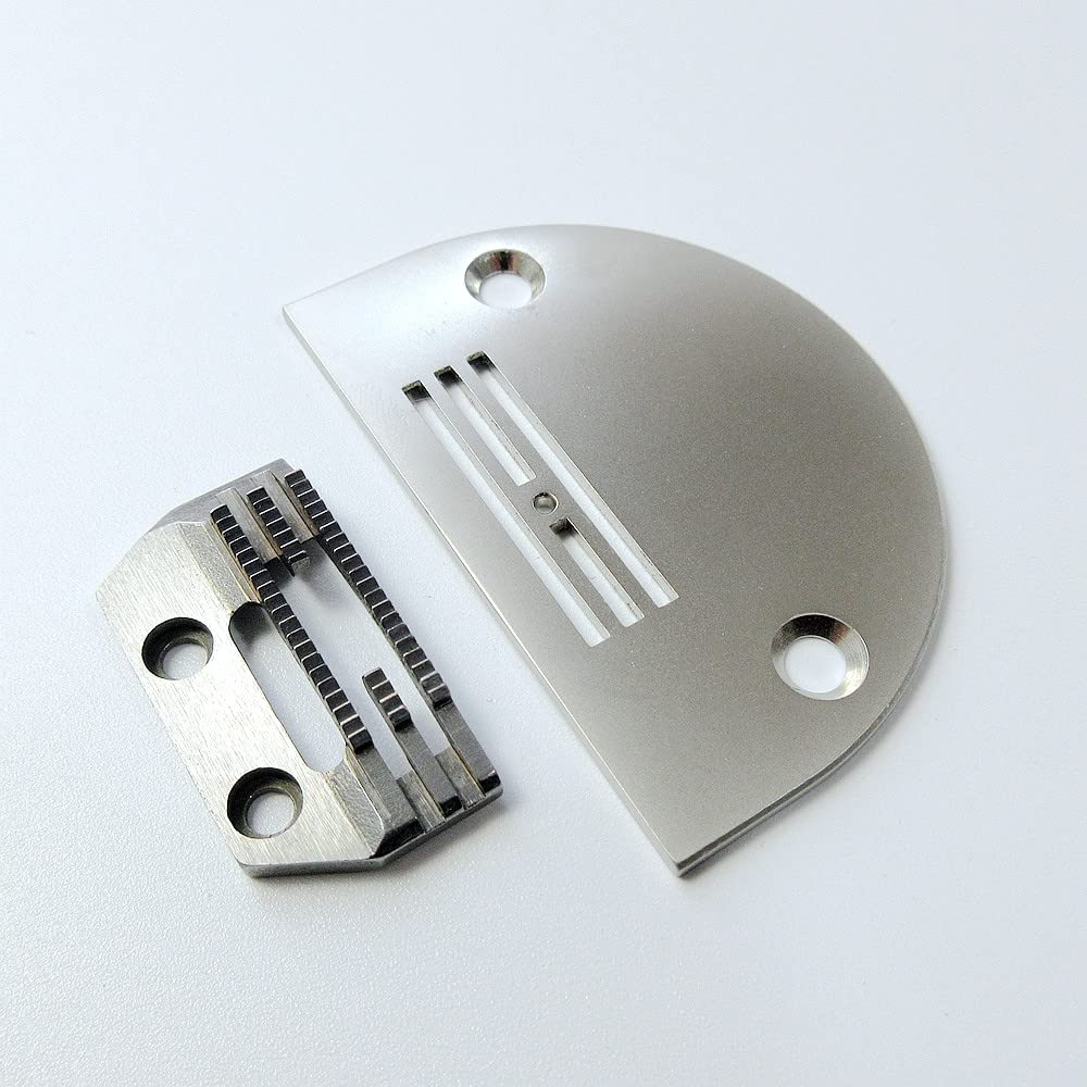 Amazon.com: Placa de aguja y alimentador para máquina de coser